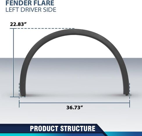 pit66 Frender Fender Fender Holder Arch Molding Trim Right Rasenger Side متوافق مع Porsche Cayenne 2011-2018 958559828209b9 ، 958-559-728-20-9B9 Black Pp in Saudi Arabia