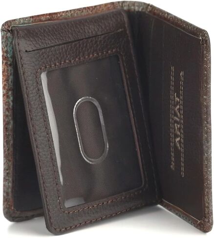 Ariat Bifold Turquoise Outline Southwest Wallet ، Brown in Saudi Arabia
