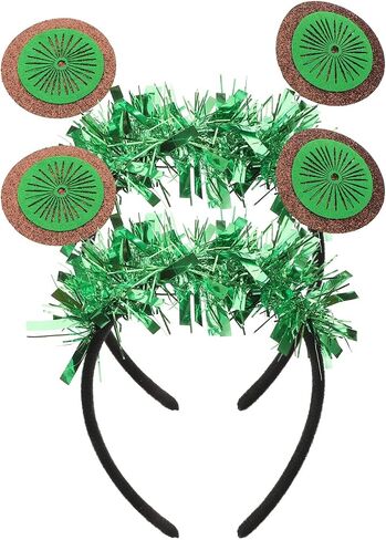 2Pcs Kiwi Headband for Women - Creative Kiwi Shaped Hair Accessories for Parties and Gatherings - Fun Hair Hoop for Girls and Friends in Saudi Arabia