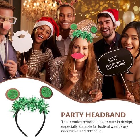 2Pcs Kiwi Headband for Women - Creative Kiwi Shaped Hair Accessories for Parties and Gatherings - Fun Hair Hoop for Girls and Friends in Saudi Arabia