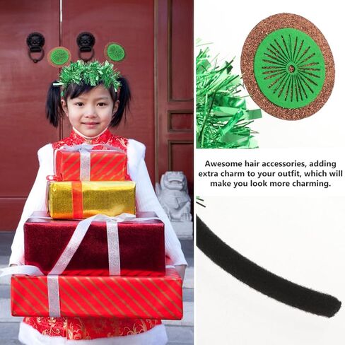 2Pcs Kiwi Headband for Women - Creative Kiwi Shaped Hair Accessories for Parties and Gatherings - Fun Hair Hoop for Girls and Friends in Saudi Arabia