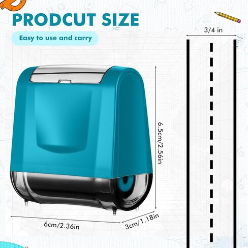 Sherr 2 Pack Double Stack Dashed Line Roller Stamp Self Inking Rolling Stamp Black Ink Handwriting Practice Tool for Teachers Home Primary School Special Educational Kindergarten, Green, Pink in Saudi Arabia