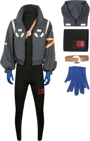 رجال Cosplay سترة السترة بذرة الأزياء الأزياء ملابس معطف القفاز in Kuwait