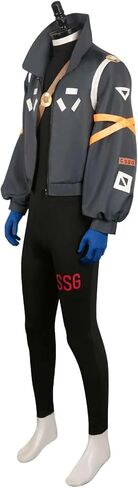 رجال Cosplay سترة السترة بذرة الأزياء الأزياء ملابس معطف القفاز in Kuwait