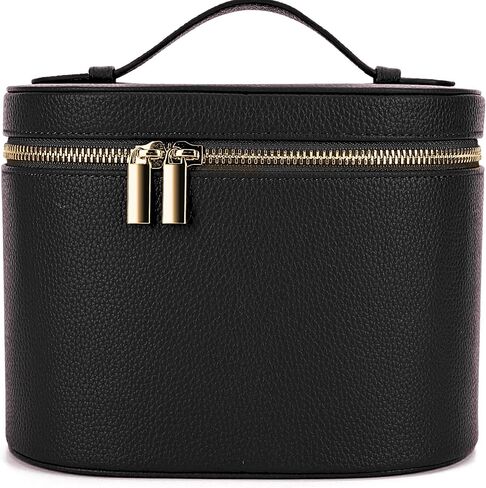Vanity Case Makeup Bag with Removable Organizer Divider, Travel Toiletry Cosmetic Organizer for Women in Kuwait