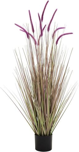 كول الاصطناعي 4ft من ريد العشب القصب ، 47.2in مصطنعة داخلية مصطنعة في الهواء الطلق نبات العشب المزيف ، مكتب الزفاف المنزلي النباتات الاصطناعية والزهور في وعاء فو النباتية الخضراء ، هدية المنزل in Kuwait