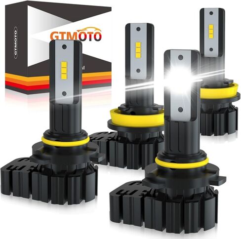 Can Am Outlander 650 850 1000 × المصابيح الأمامية مصابيح LED ، Combo H11 9005 ، 6000K White Can-Atv Lights Ofrroad Limited ، 4 حزمة in Saudi Arabia
