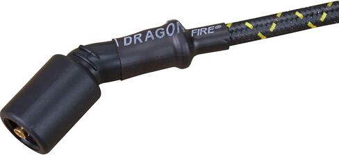 DRAGON FIRE PERFORMANCE Direct Fit Classic Vintage Cloth Braided Spark Plug Wire Set Compatible With 1997-2019 Chevrolet Cadillac Pontiac LS 5.3L 5.7L 6.0L 6.2L 7.0L V8 Oem Fit PWJ258-BLKBR in Saudi Arabia