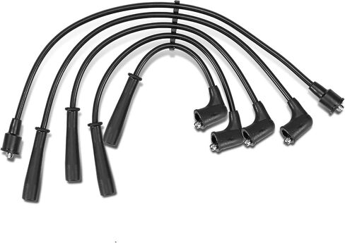 A-Premium Spark Plug Wire Compatible with Mazda B2000 1979-1984, B1800 1977-1978, 626 1979-1982, 616 1971, 1.6L 1.8L 2.0L 5-PC Set in Saudi Arabia