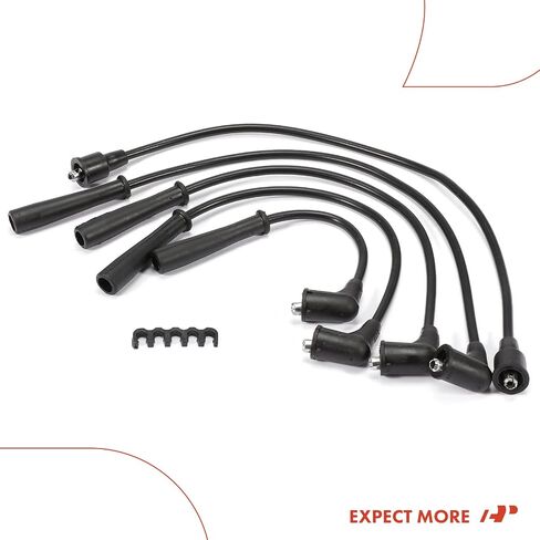 A-Premium Spark Plug Wire Compatible with Mazda B2000 1979-1984, B1800 1977-1978, 626 1979-1982, 616 1971, 1.6L 1.8L 2.0L 5-PC Set in Saudi Arabia