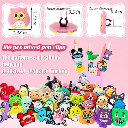 100 جهاز كمبيوتر شخصى لطيف قلم رصاص ممتاز الديكور، Kawaii القلم القش كليب اكسسوارات الديكور، سحر أعلى قلم رصاص للتلاميذ، الصغار، الأطفال، اللوازم المدرسية، مكافأة الفصول الدراسية، الجوائز، الهدايا، السائبة عشوائية مختلفة الكرتون in Saudi Arabia