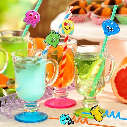 100 جهاز كمبيوتر شخصى لطيف قلم رصاص ممتاز الديكور، Kawaii القلم القش كليب اكسسوارات الديكور، سحر أعلى قلم رصاص للتلاميذ، الصغار، الأطفال، اللوازم المدرسية، مكافأة الفصول الدراسية، الجوائز، الهدايا، السائبة عشوائية مختلفة الكرتون in Saudi Arabia
