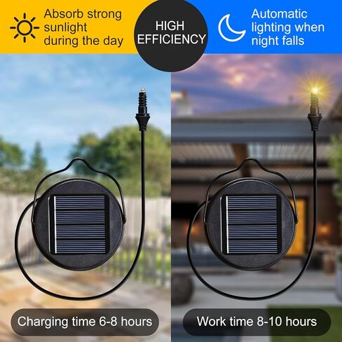 2Pack الأضواء الشمسية أجزاء استبدال مع بطارية قابلة للشحن AA 600mAh لأضواء الفوانيس الشمسية ، الحديقة ، الفناء ، زخارف عيد الميلاد الفناء in Kuwait