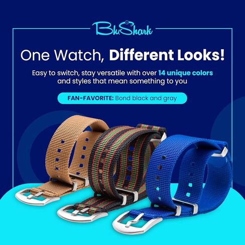 Orca Waffle Weave Nylon Watch Bands بأحجام وألوان متعددة in Kuwait