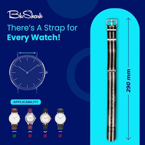 Orca Waffle Weave Nylon Watch Bands بأحجام وألوان متعددة in Kuwait