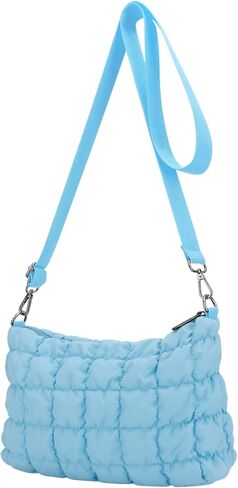 E-Tree Quilted Crossbody Bags for Women Men, Puffer Handbag Purse with Shoulder Strap in Kuwait