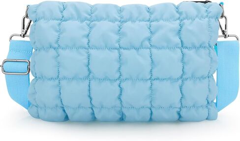 E-Tree Quilted Crossbody Bags for Women Men, Puffer Handbag Purse with Shoulder Strap in Kuwait