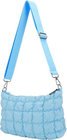 E-Tree Quilted Crossbody Bags for Women Men, Puffer Handbag Purse with Shoulder Strap in Kuwait