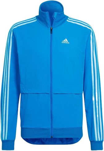 adidas Mens The Trackstand Cycling Track Jacket, Blue in Saudi Arabia