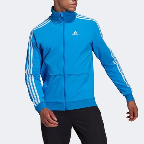 adidas Mens The Trackstand Cycling Track Jacket, Blue in Saudi Arabia
