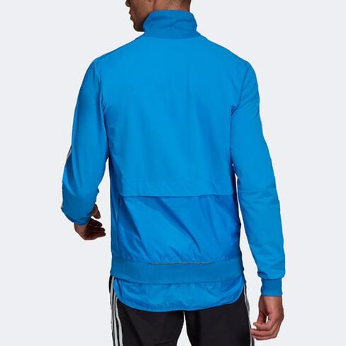 adidas Mens The Trackstand Cycling Track Jacket, Blue in Saudi Arabia