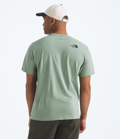 THE NORTH FACE Men's Evolution Mountain Woods Short-Sleeve Tee | Branded T-Shirt with Logo Graphics, 100% Cotton in Saudi Arabia