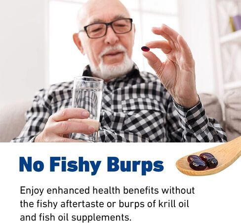 Marine Oil Supplement - All Natural Calanus Oil, Astaxanthin, Omega-3 and Fatty Acids - Heart and Brain Health Nutritional Supplements in Saudi Arabia
