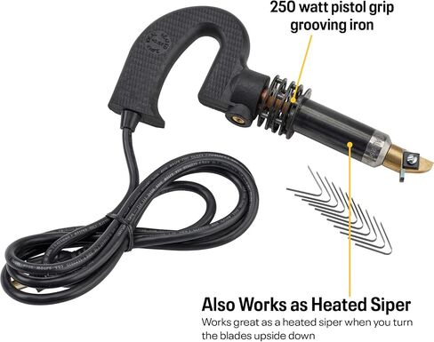 يشمل الحديد المقطوع من طراز Speedway Motors Groover Cutter الحديد ، الرقم 4 والرقم 8 رأس/شفرات ، و 250 واط قبضة الحديد. in Saudi Arabia