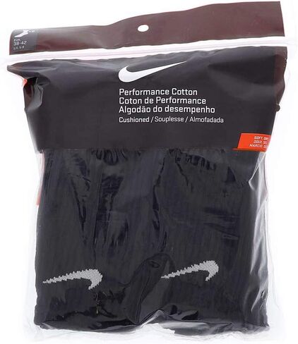Nike Men's Dri-Fit Everyday Cushioned Crew Socks | Cotton (Everyday, White, Medium, 6 Pairs) in Saudi Arabia