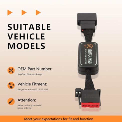 بدء تشغيل Auto STOP FLUSINATOR متوافق مع Ford Ranger 2019-2020 Auto Stop Stop Disable Error Free Stop-Start-Start Cable Cable in Saudi Arabia
