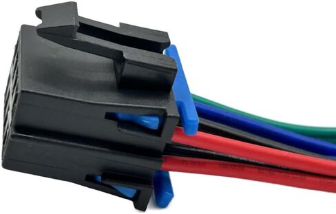 AC Heater Climate Fan Speed Control Replacement Plug Connector Wire Harness Pigtail - Compatible with Chevy Silverado 1500, 2500, 3500, Tahoe (1996-1999) - OE # 15306189, PT1346，969907 LJQ in Saudi Arabia