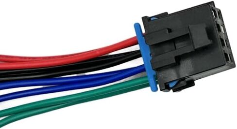 AC Heater Climate Fan Speed Control Replacement Plug Connector Wire Harness Pigtail - Compatible with Chevy Silverado 1500, 2500, 3500, Tahoe (1996-1999) - OE # 15306189, PT1346，969907 LJQ in Saudi Arabia