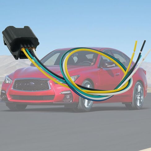 4 أسلاك أجهزة الهواء المستشعر تدفق الهواء المستشعر الأسلاك موصل موصل Pigtal Place Fit لـ Infiniti QX50 QX55 QX60 Nissan Altima Pathfinder Rogue Sentra Juke تم استبداله 22680-5NA0A 22680-6CA0B 22680-BV80B in Saudi Arabia