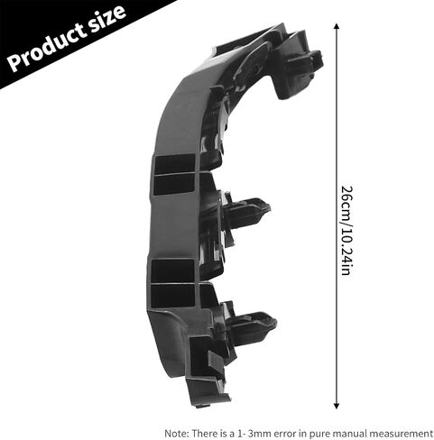 1 زوج 6808182AD 68081883AD Bumper Cover Bracket ، استبدال Chrysler 200 2011 2012 2013 ، يحل محل 615343548814 (سائق ومسافر). in Saudi Arabia