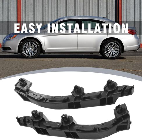 1 زوج 6808182AD 68081883AD Bumper Cover Bracket ، استبدال Chrysler 200 2011 2012 2013 ، يحل محل 615343548814 (سائق ومسافر). in Saudi Arabia