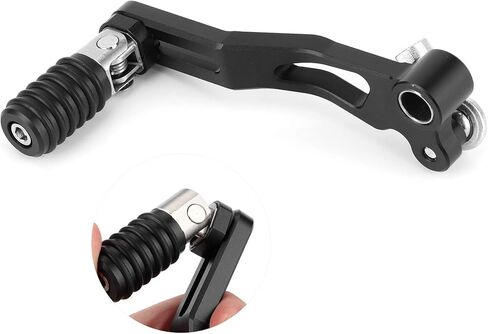 TBEST GOEVIAN NINJA 300 SHIFTER ، NINJA 300 GEAR SHIFTER ، 300 SHIFTER ، ALEMONIM Aluminium Gear Shift Lever ، Black ، FIT for Ninja 250R/300/Z250/Z300 in Saudi Arabia