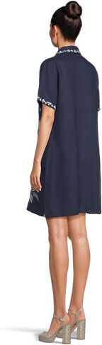 Johnny Was Women's Linen Henley Collared Dress-Winona in Saudi Arabia