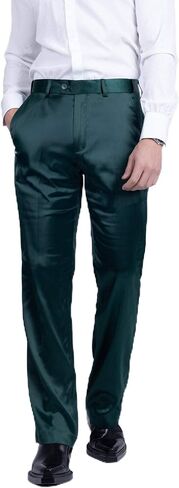 Barabas Men's Shiny Stretch Solid Color Dress Pants 5CP09 in Saudi Arabia