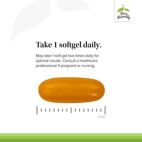 Terry Naturally Curamed 750 Mg Curcumin Complex - 90 Softgels - امتصاص فائق BCM -95 - غير المعدلة وراثيًا ، خالية من الغلوتين ، حلال - 90 حصة in Kuwait