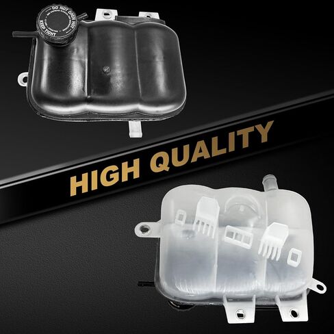 PartsFlow Radiator Coolant Recovery Overflow Tank Bottle With Cap For 2002-2003 Dodge Ram 1500 For 2003 Ram 2500 3500 5072602AA 603-487 5072602AB in Saudi Arabia