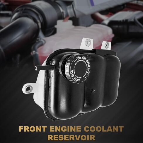 PartsFlow Radiator Coolant Recovery Overflow Tank Bottle With Cap For 2002-2003 Dodge Ram 1500 For 2003 Ram 2500 3500 5072602AA 603-487 5072602AB in Saudi Arabia