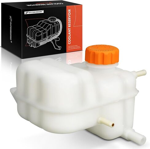 A-Premium Engine Coolant Overflow Recovery Reservoir Tank [with Cap] Compatible with Suzuki Forenza 2004-2008, Reno 2005-2008 & Chevrolet Optra 2004-2007, 2.0L - Front Side in Saudi Arabia