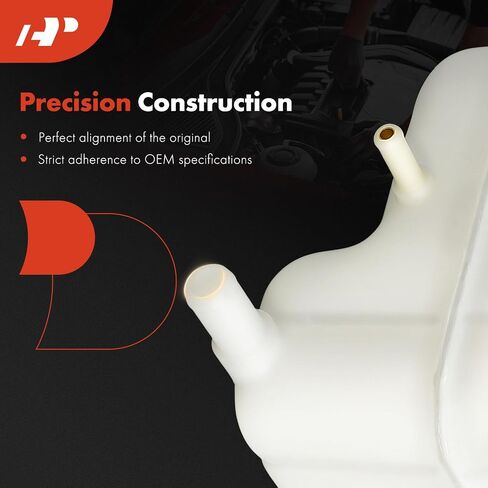 A-Premium Engine Coolant Overflow Recovery Reservoir Tank [with Cap] Compatible with Suzuki Forenza 2004-2008, Reno 2005-2008 & Chevrolet Optra 2004-2007, 2.0L - Front Side in Saudi Arabia