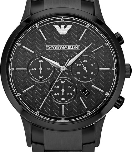 Emporio Armani Men's Chronograph or Automatic Watch; Watch for Men with Stainless Steel or Leather Band in Saudi Arabia