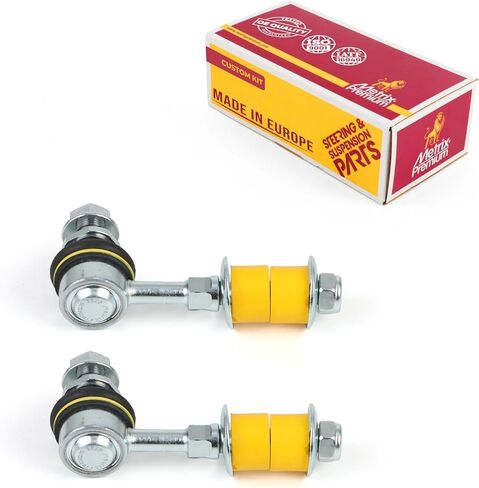 Metrix Premium Chassis Parts GDX - 2 PC Front Sway Bar Stabilizer Bar Link Kit يناسب 05-08 Ford F-150 RWD، 05-08 Lobo (المكسيك) RWD، 06-08 Lincoln Mark LT RWD، استبدال K80337، صنع في أوروبا in Kuwait