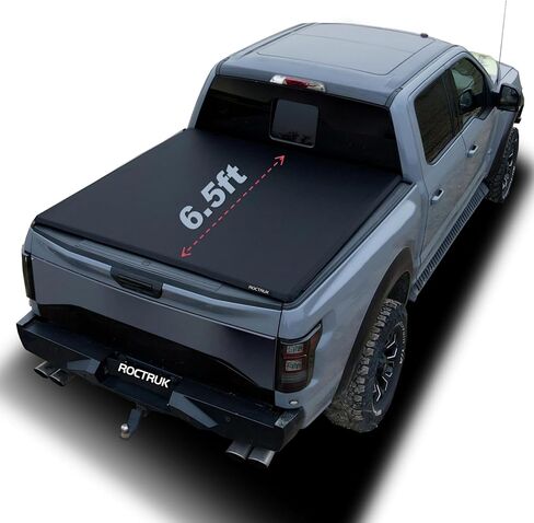 غطاء سرير الشاحنة Tri-Fold 6.5 'لعام 2004-2014 F-150 | 2006-2008 Lincoln Mark Lt FRP Tonneau Cover | الأنماط ليس للضيق in Kuwait