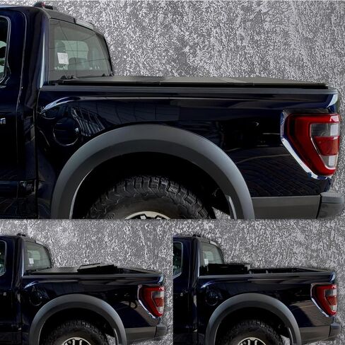غطاء سرير الشاحنة Tri-Fold 6.5 'لعام 2004-2014 F-150 | 2006-2008 Lincoln Mark Lt FRP Tonneau Cover | الأنماط ليس للضيق in Kuwait