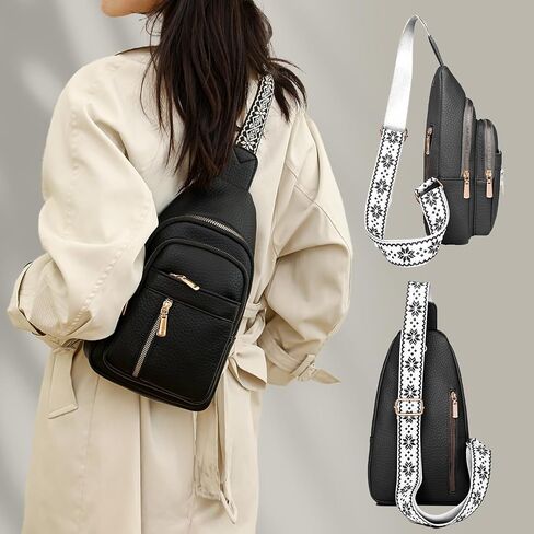 2025 Crossbody Bag,Travel Small Sling Bag Crossbody Bags for Women-Vegan Leather Fanny Pack Crossbody Bags for Women in Saudi Arabia