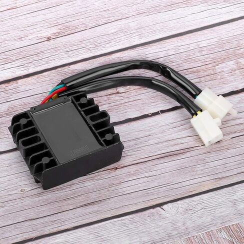Voltage Regulator Rectifier,DC12V 6 Wire Motorcycle Voltage Rectifier Regulator Fit for GY6 50 125 150 200 250 Scooter in Saudi Arabia