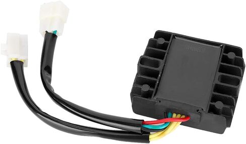 Voltage Regulator Rectifier,DC12V 6 Wire Motorcycle Voltage Rectifier Regulator Fit for GY6 50 125 150 200 250 Scooter in Saudi Arabia